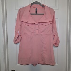 Mountain HardWear Women's Small CityPass Funnel Neck Popover Outdoor Shirt